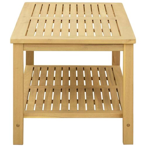  Bocni stol Prirodna nafta 90 x 50 x 45 cm Čvrsto drvo akacije - 90 x 50 x 45 cm Svijetli bagrem Slike
