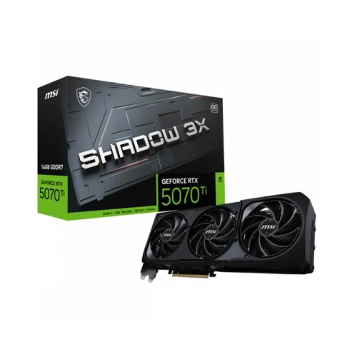 MSI svga RTX5070Ti shadow 3X oc 16GB GDDR7, V531-085R Slike