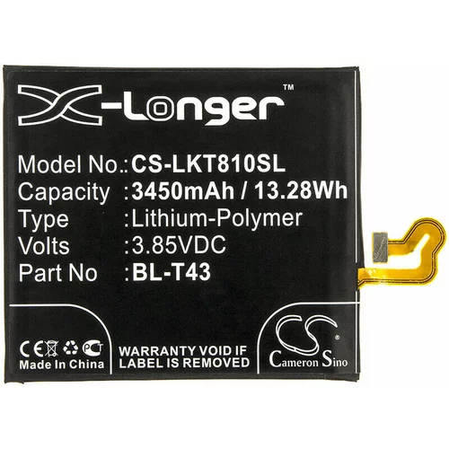 VHBW Baterija za LG G8S ThinQ / G810, 3450 mAh