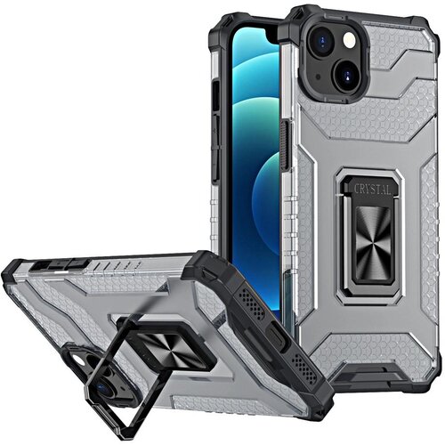 HURTEL Etui ovitek Crystal Ring Armor za iPhone 12 mini črn, (21124501) Cene
