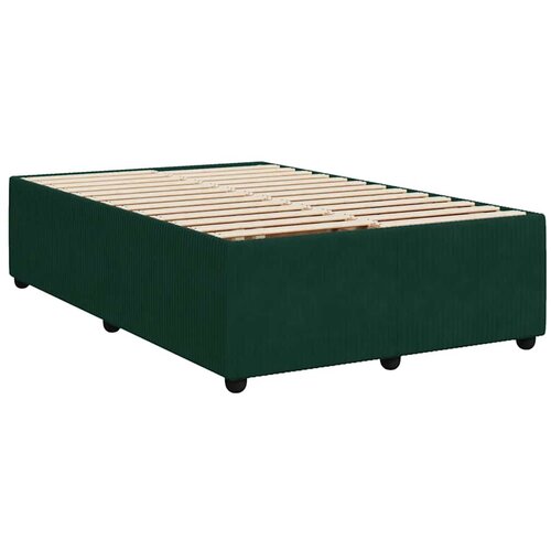 Box spring krevet s madracem tamnozeleni 120x200 cm bar&amp;scaron;unasti Slike