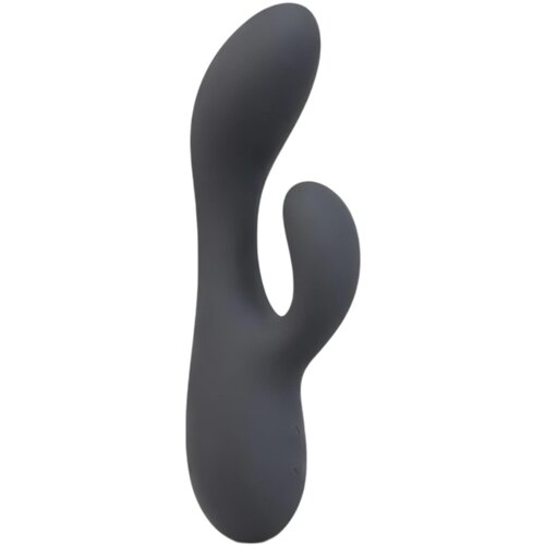 Le Wand Soft Rabbit - 2-motorski vibrator s klitoralnim rukačem (crni) Slike