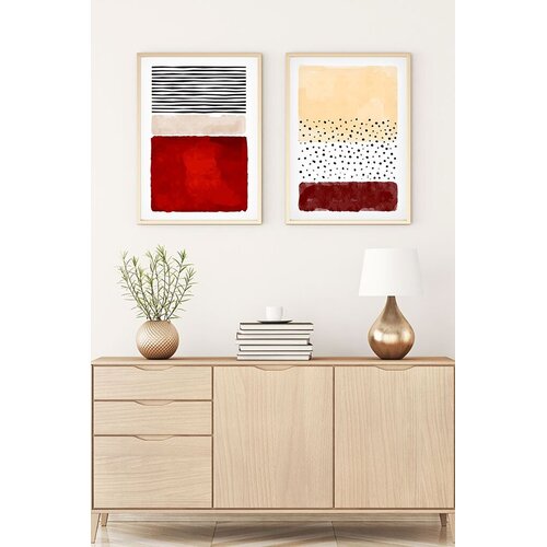 WALLXPERT Uramljena slika Huhu56, 35x50 cm, 2 dijela Cijene