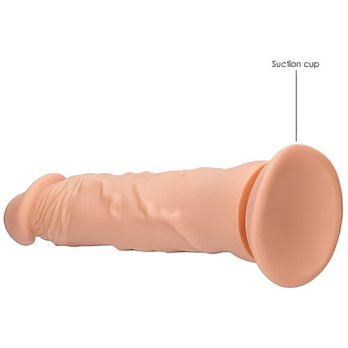 REALROCK Dong 10 - realistični dildo (25 cm) - naravni Slike