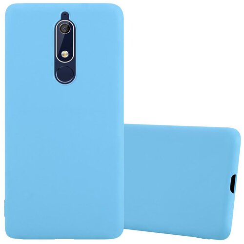 Cadorabo Case, združljiv z Nokia v Candy Blue - Za&scaron;čitni pokrov iz fleksibilnega silikona TPU, (20573266) Cene