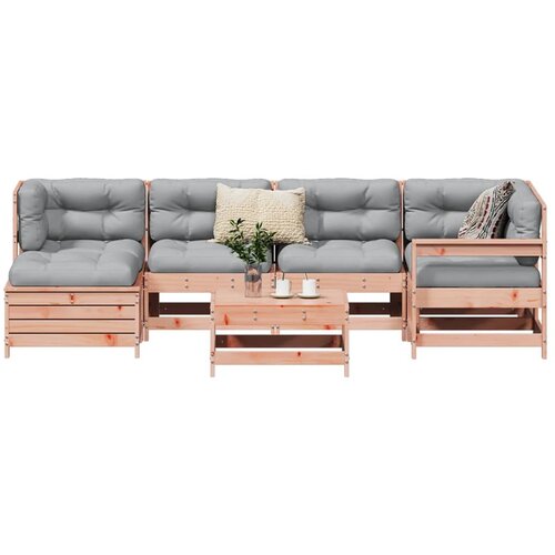 vidaXL 7-dijelni set vrtnih sofa od masivnog drva duglazije Cijene