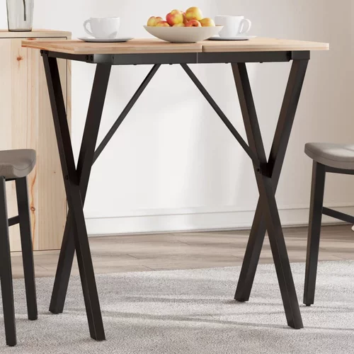  Noge za blagovaonski stol X-oblika 50x40x73 cm lijevano željezo