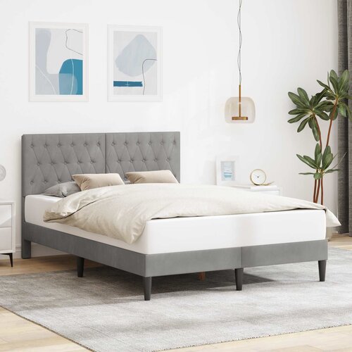  Krevetna konstrukcija Svjetlosiva 160 x 200 cm Bar&scaron;un Cijene