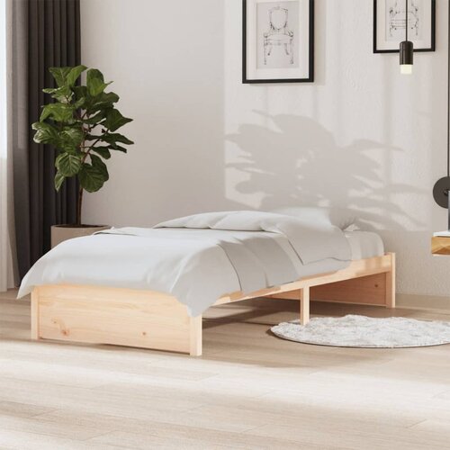 The Living Store Posteljni okvir iz trdnega lesa 90x190 cm - Posteljni Okvir, (21529724) Slike