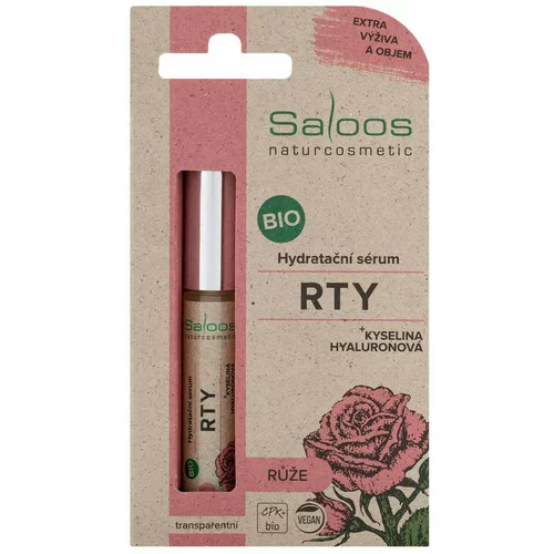 Saloos bio hydrating lip serum rose 7ml