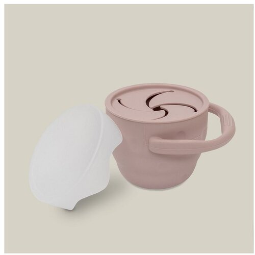Interbaby sklopivi silikonski držač za grickalice Dark Pink Slike