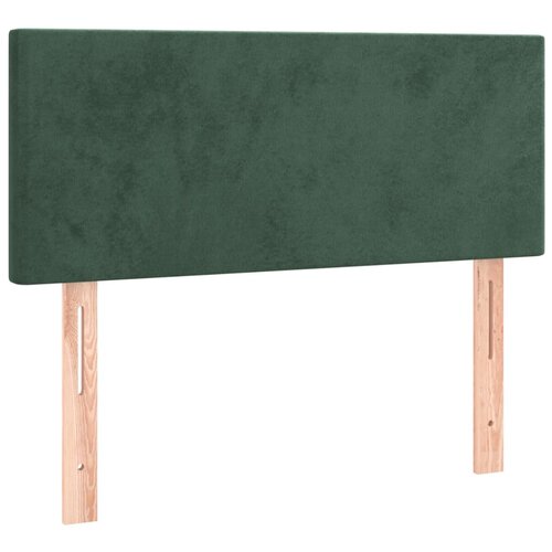 Maison Chic posteljno vzglavje - vzglavna omarica - nočna omarica temno zeleno 100x5x78/88 cm žamet, (21707524) Slike