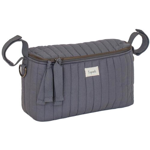 3Sprouts organizator za voziček quilted charcoal gray Cene