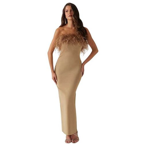 Guess Marciano - maxi haljina sa perjem Cene