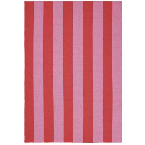 Jotex Rdeča/rožnata ročno tkana preproga iz me&scaron;anice volne 200x300 cm Sissel &ndash; Cene