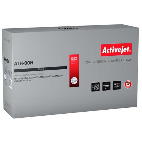 Activejet črn toner CF280A 80A 3500 strani Slike