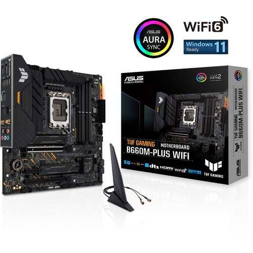Asus TUF GAMING B660M-PLUS WIFI DDR5 matična ploča Slike