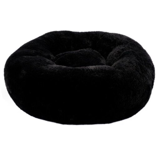 Moksi brownie okrugli m VR02 krevet za ljubimce crni Slike