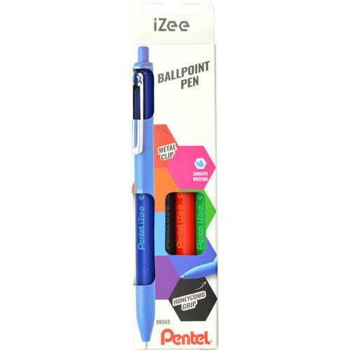 Pentel pritisk kemični svinčnik iZee, etui 4, osnovne barve, (21655649) Slike