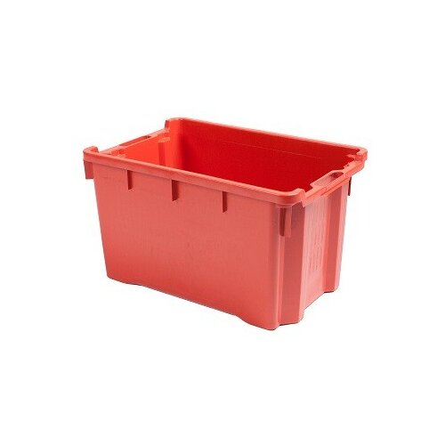 X Plastični zaboj (55 x 42 x 29 cm, 50 L, rdeč) Slike