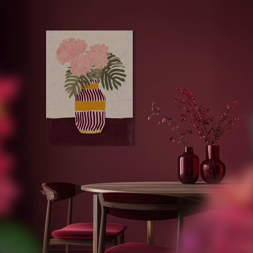 Styler Slika 60x80 cm Striped Vase &amp;ndash; Slike