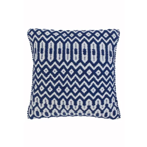 Asiatic Carpets Plavo-bijeli vanjski jastuk Halsey, 45 x 45 cm