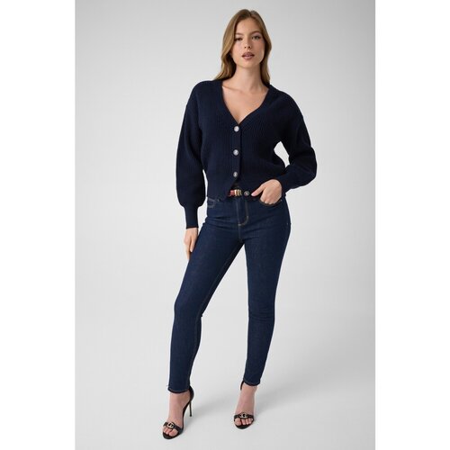 Guess Jeans skinny Marilyn 3 Zip Anniversary Modra Cene