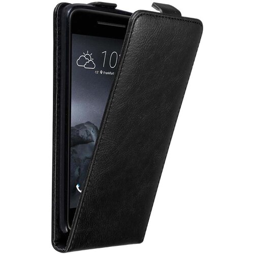 Cadorabo Ohi&scaron;je, združljivo z HTC ONE A9 v nočna črna - Za&scaron;čitni ovitek v obliki flipa z magnetnim zapiranjem, (20561267) Cene