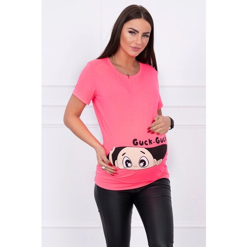  Maternity blouse Guck pink neon Slike