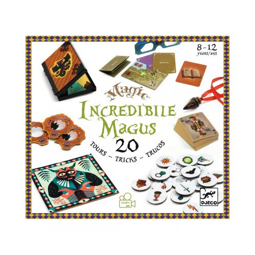 Djeco Magic &amp;ndash; Incredibile Magus &amp;ndash; komplet 20 čarovni&amp;scaron;kih trikov Slike