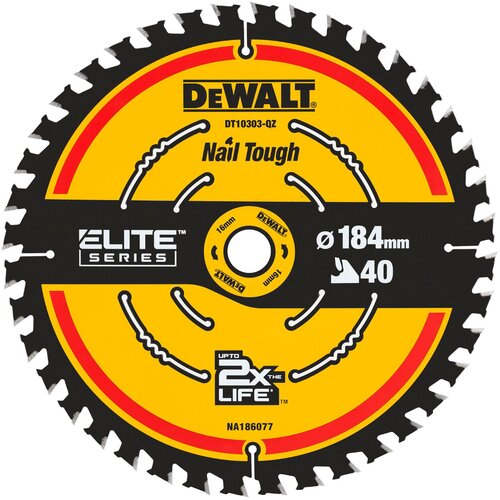 Dewalt DT10303-QZ ELITE List pile &amp;Oslash; mm 184/16 40WZ Slike