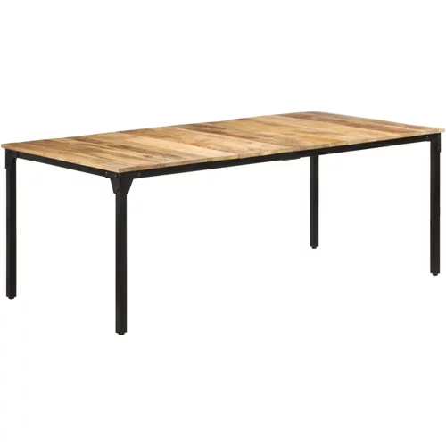 Blagovaonski stol 200 x 100 x 76 cm od grubog drva manga