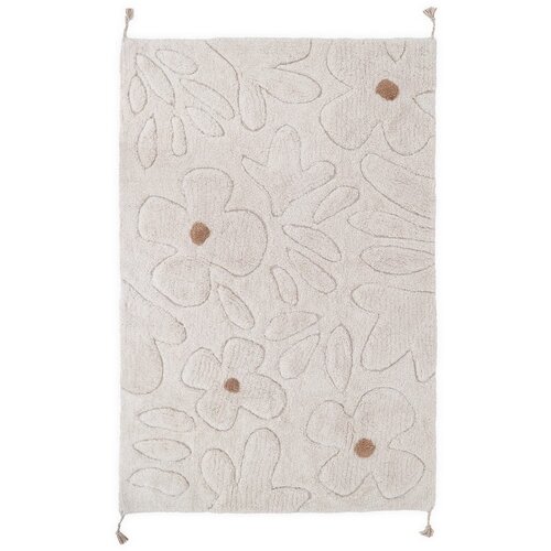 Nattiot Krem periv/ručno rađen pamučan dječji tepih 120x180 cm Gentle Flora &amp;ndash; Slike
