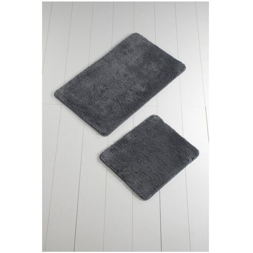 Chilai Home by Alessia set s 2 antracit kupaonska otirača Colours of Square Slike