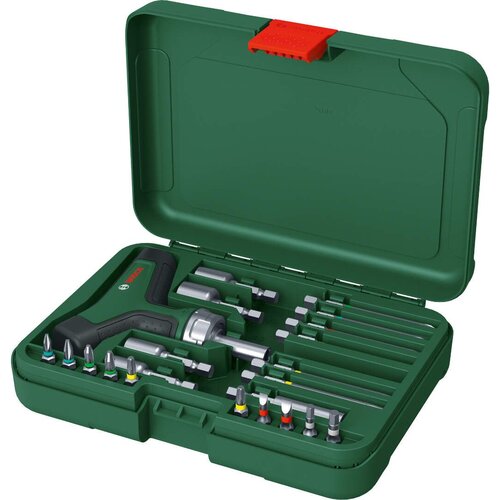 Bosch 22-delni set bitova sa odvrtačem T-ručka 1600A02Z9T Slike