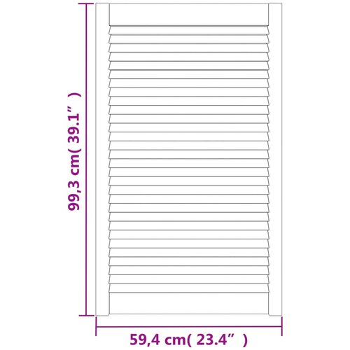  Vrata za ormarić re&amp;scaron;etkasti dizajn 99,3 x 59,4 cm od borovine Slike