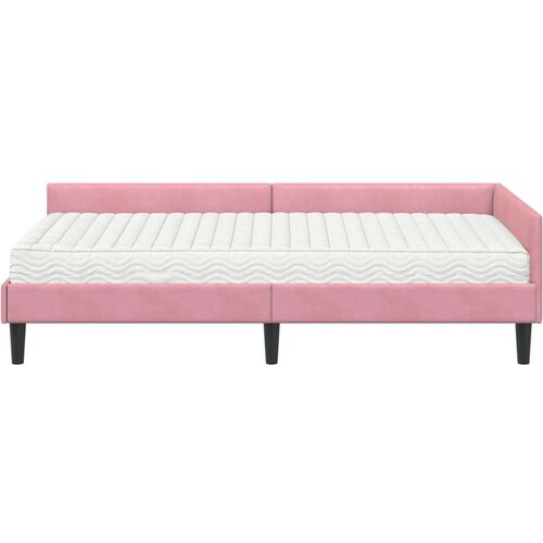  Kutni krevetni okvir s madracem Ostalo 2 pcs Siva Bar&amp;scaron;un Slike