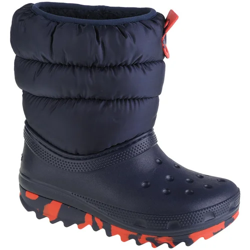 Crocs Classic Neo Puff Boot Kids Plava