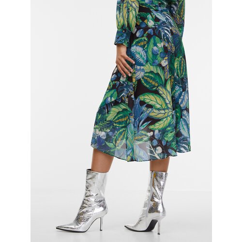 Orsay Black and Green Women&amp;#039;s Patterned Skirt - Women&amp;#039;s Slike