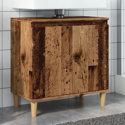 Ormarić za umivaonik boja drva 58x33x60 cm konstruirano drvo Cijene