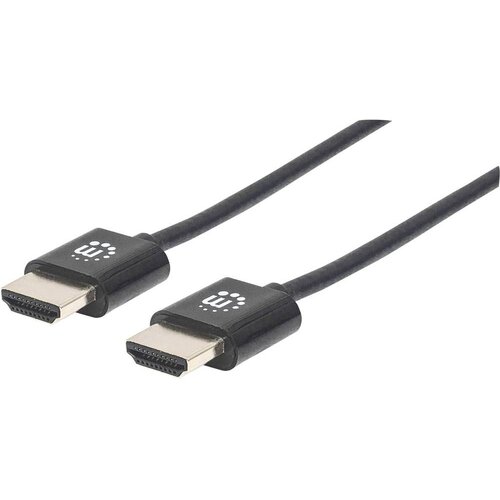 Manhattan HDMI Priključni kabel [1x Muški konektor HDMI - 1x Muški konektor HDMI] 1 m Crna Cijene