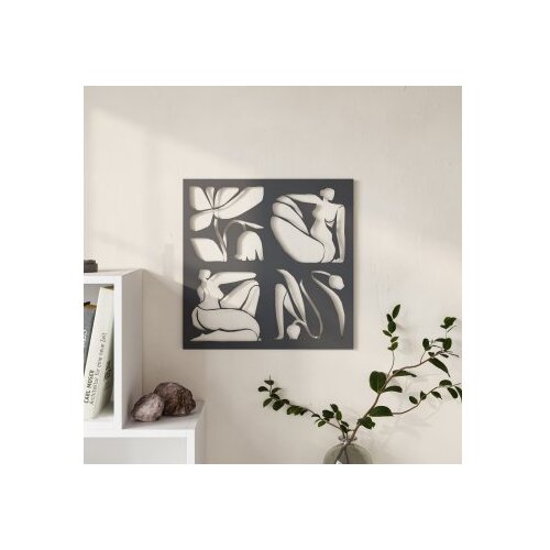 WALLXPERT decorative object figura metal decorative aitus black Cene