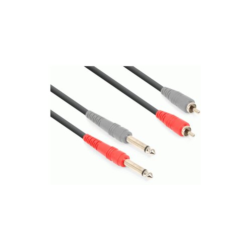 Kabal AUDIO Vonyx 2x 6.3 Mono &amp;ndash; 2xRCA Mu&amp;scaron;ki 1.5m, 177.752 Slike