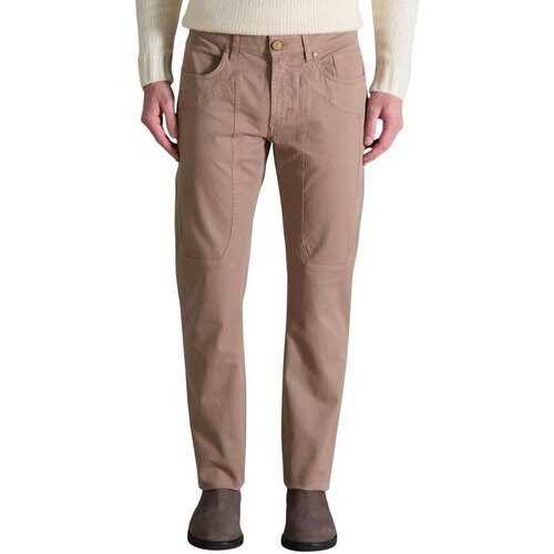 Jeckerson Hlače Chino / Carrot JOHN 5 TASCHE TOPPA JUPPA077JOHN001 CTCPTGABA001 U000 Bež Cene
