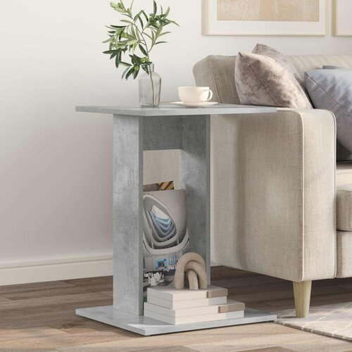  Bocni stol Betonski sivi 45 x 40 x 62 5 cm Konstruirano drvo Cijene