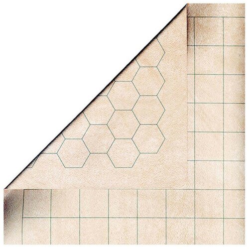 Chessex podloga - reversible battlemat - squares & hexes - playing surface Slike