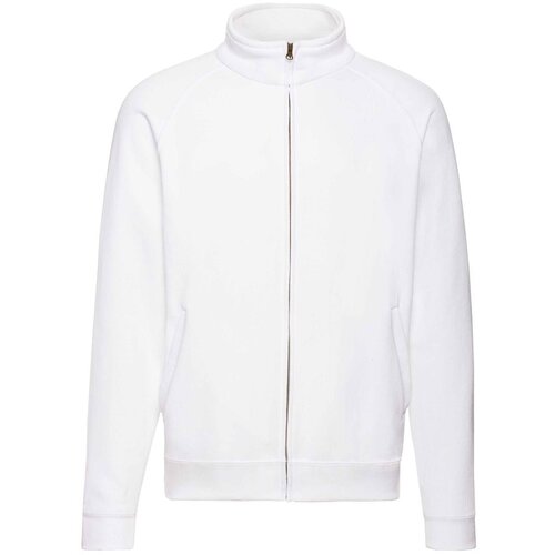 Fruit Of The Loom White Men's Sweat Jacket Cene