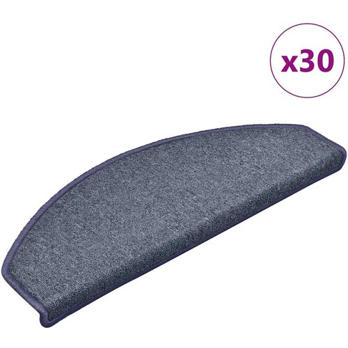  Prostirke za stepenice 30 kom tamno sive i plave 65x24x4 cm Cene