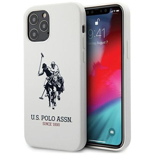 U.S. Polo Assn. SILIKONSKI OVITEK ZA IPHONE 12 PRO MAX 6.7 BEL, (21834414) Cene