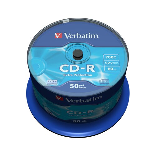 Verbatim CD Disk 700 MB, 80min, 52x, (DataLife) 50kom Slike